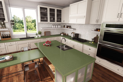 Green Felt - 4974 - Modern Kitchen Countertops