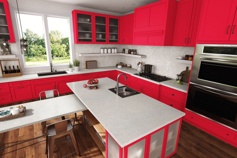 Spectrum Red - 845 - Modern Kitchen Cabinets