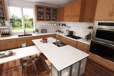 Mission White - 933 - Modern Kitchen Countertops