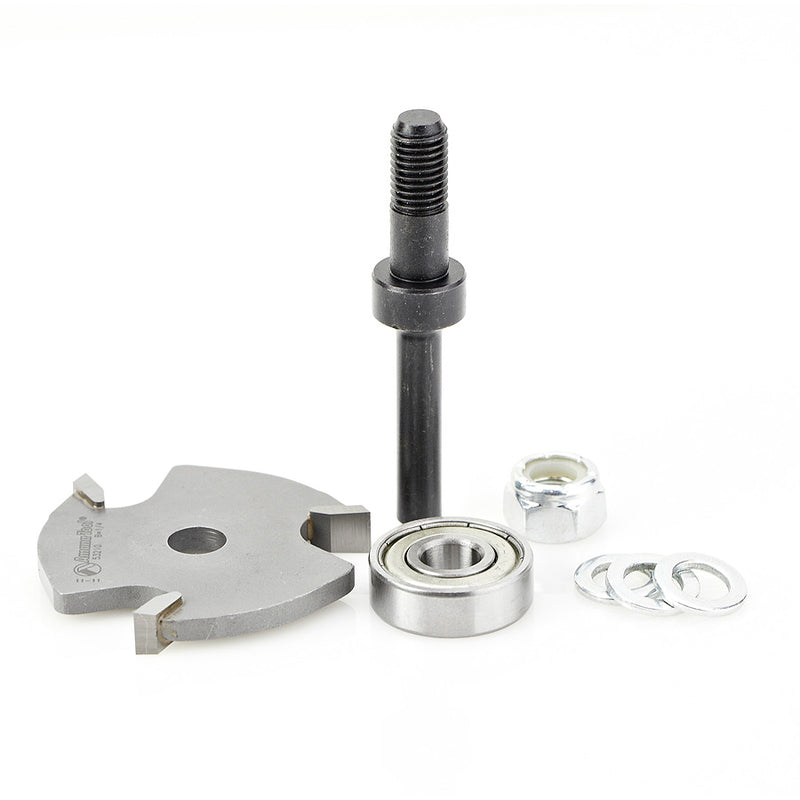 Amana Tool. Slotting Cutter Assembly Router Bit | 3 Wing