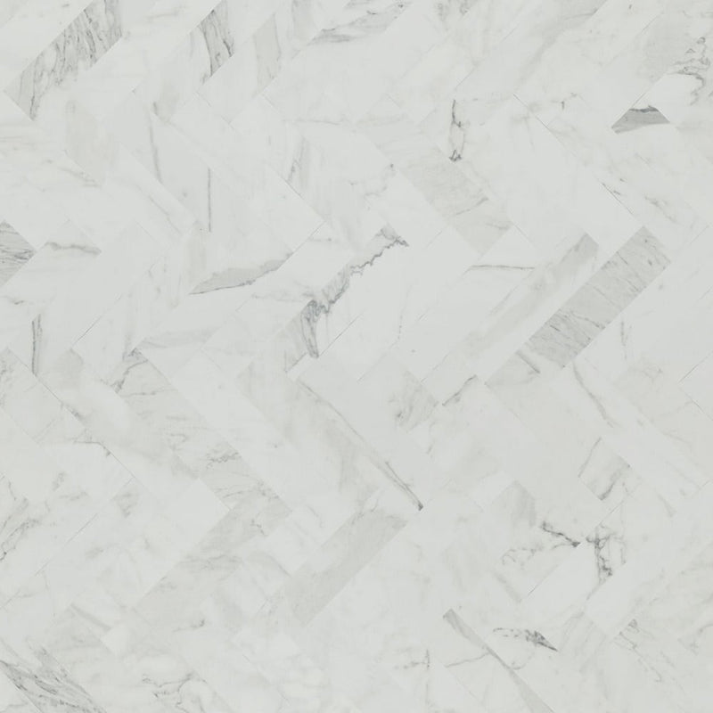 White Marble Herringbone - 9310 - Formica Laminate  