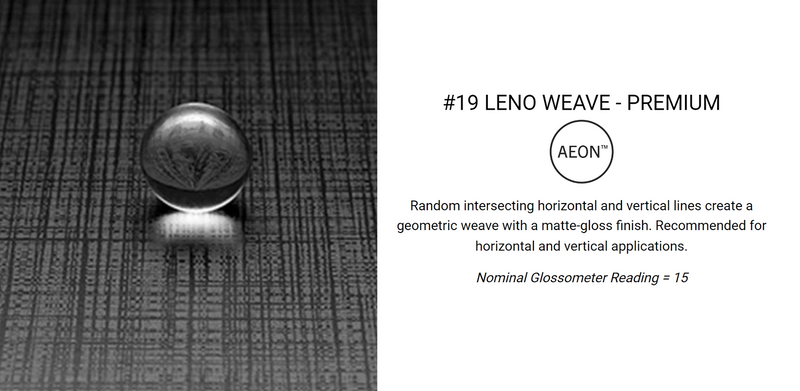 Wilsonart Laminate Leno Weave Finish