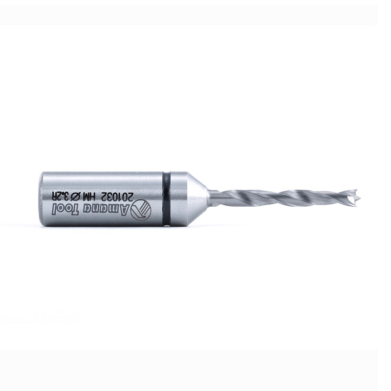 Amana Tool. Brad Boring Bit R/H x 57mm Long x 10mm Shank | 201032 