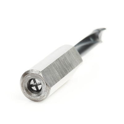 Amana Tool. Brad Bit for Automatic Machines - R/H x 57mm Long x 10mm Shank | 201055 