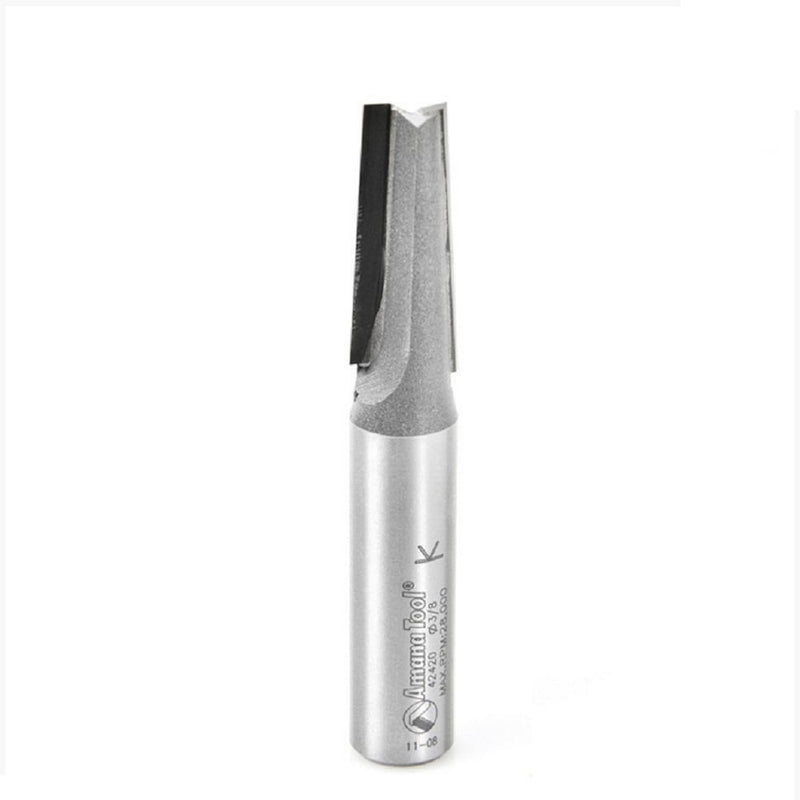 Amana Tool. Patternmakers Plunge Router Bit | 2 Flute | 3°x 1⁄2 Dia x 1 1⁄4 x 1⁄2"Shank | 42420 