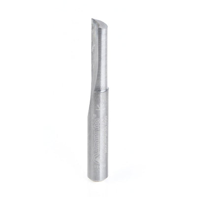 Amana Tool. Plastic Cutting Single 'O' Flute Router Bit | 1⁄4 Dia x 3⁄4 x 1⁄4" Shank | 43508 