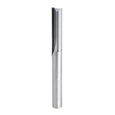 Amana Tool. Plastic Cutting Double 'O' Flute Router Bit | 1⁄4 Dia x 1" x 1⁄4 Shank | 43608 