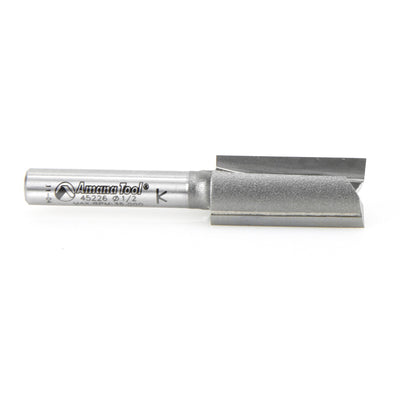 Amana Tool. Straight Plunge Router Bit | 2 Flute | Various Dia x 1"x 1⁄4 Shank | 45226 