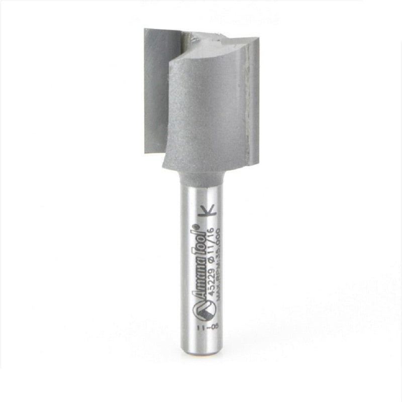 Amana Tool. Straight Plunge Router Bit | 2 Flute | Various Dia x 3⁄4 x 1⁄4" Shank | 45229 
