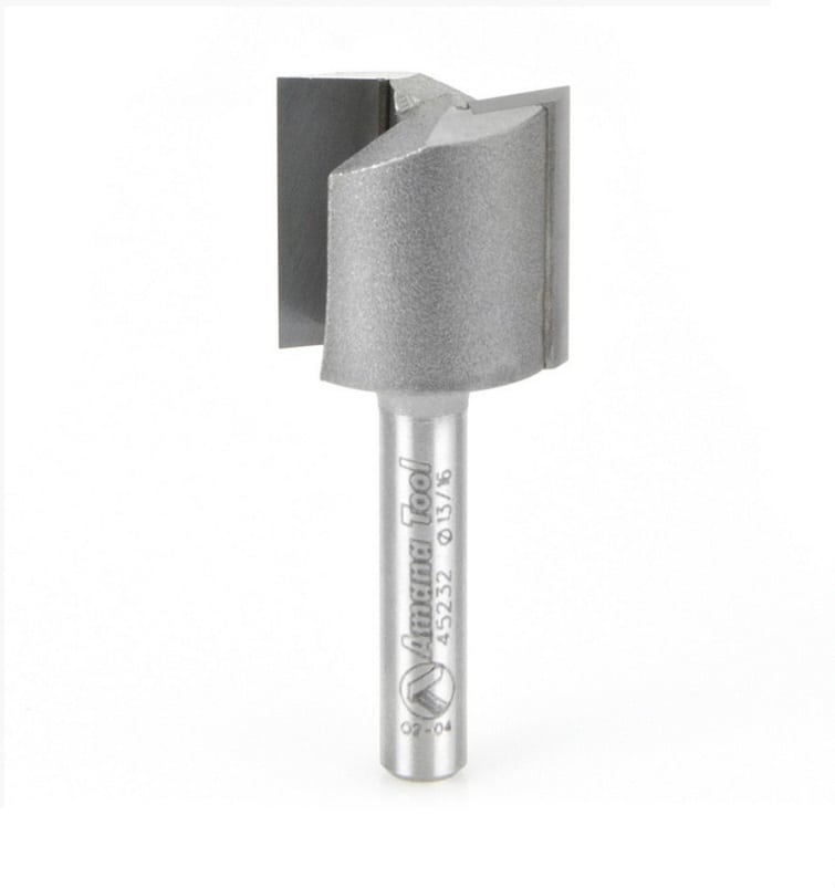 Amana Tool. Straight Plunge Router Bit | 2 Flute | Various Dia x 3⁄4 x 1⁄4" Shank | 45232 