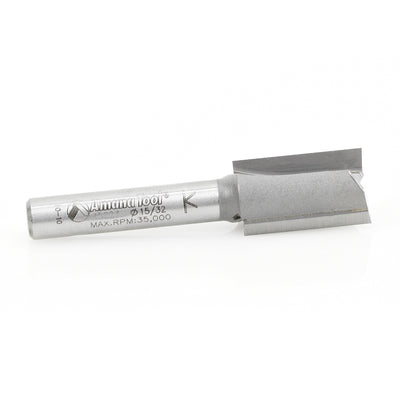 Amana Tool. Straight Plunge Metric Router Bit | 2 Flute | 12mm Dia x 3⁄4 x 1⁄4" Shank | 45240 