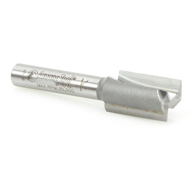 Amana Tool. Straight Plunge Metric Router Bit | 2 Flute | 12mm Dia x 3⁄4 x 1⁄4" Shank | 45240 