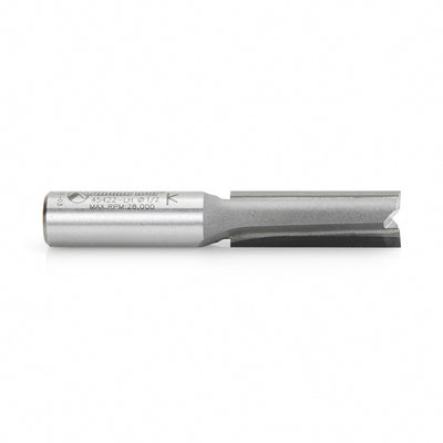 Amana Tool. Left Hand Straight Plunge Router Bit | 2 Flute | 1⁄2 Dia x 1 1⁄2 x 1⁄2" Shank | 45422-LH 