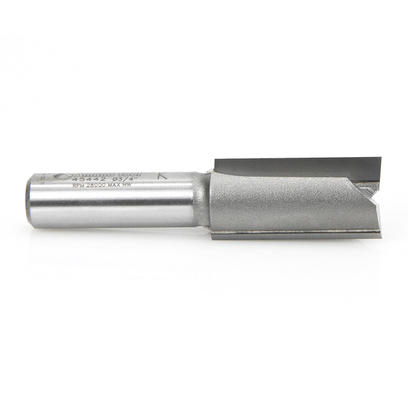 Amana Tool. Straight Plunge Router Bit | 2 Flute | Various Dia x 1 1⁄2 x 1⁄2" Shank | 45442 