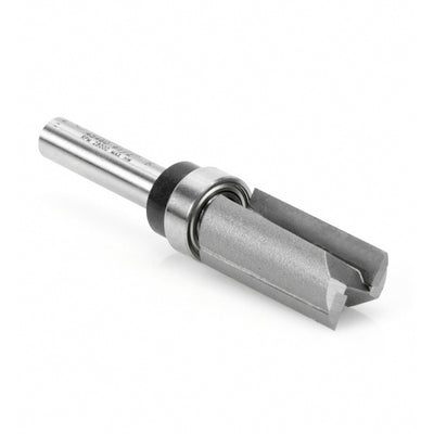 Amana Tool. Flush Trim Plunge Router Bit | Various Dia x 1" x 1⁄4 Shank with Upper BB | 45460 