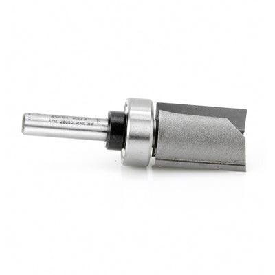 Amana Tool. Flush Trim Plunge Router Bit | Various Dia x 1" x 1⁄4 Shank with Upper BB | 45464 