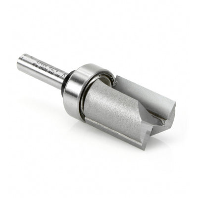 Amana Tool. Flush Trim Plunge Router Bit | Various Dia x 1" x 1⁄4 Shank with Upper BB | 45464 