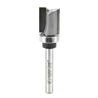 Amana Tool. Flush Trim Plunge Router Bit | 5⁄8 Dia x 3⁄4 x 1⁄4" Shank with Upper BB | 45470 