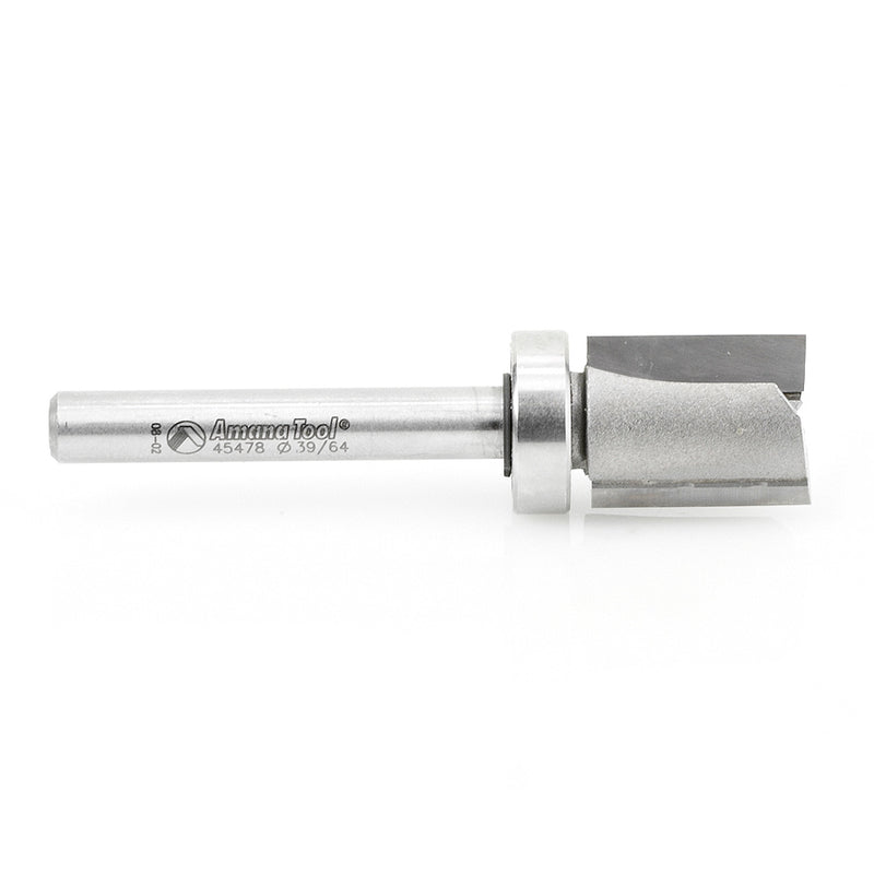 Amana Tool. Flush Trim Plunge Router Bit | Various Dia x 3⁄4 x 1⁄4 Shank | Keller | 45478 