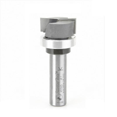 Amana Tool. Bottom Cleaning Router Bit | 2 Flute | Various Dia x 7⁄16 x 1⁄2" Shank with Upper BB | 45565 