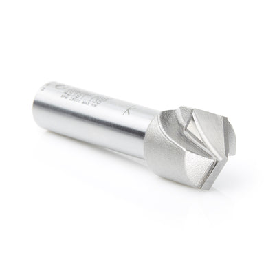 Amana Tool. Double Edge Folding 'V' Groove (ACM) Router Bit | 22.5°x 0.080 Tip x 3⁄4 Dia x 1⁄2 x 1⁄2" Shank | 45791 