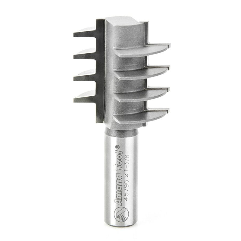 Amana Tool. Finger Joint Router Bit | 1 3⁄8 Dia x 1 9⁄16 x 1⁄2" Shank | 45796 