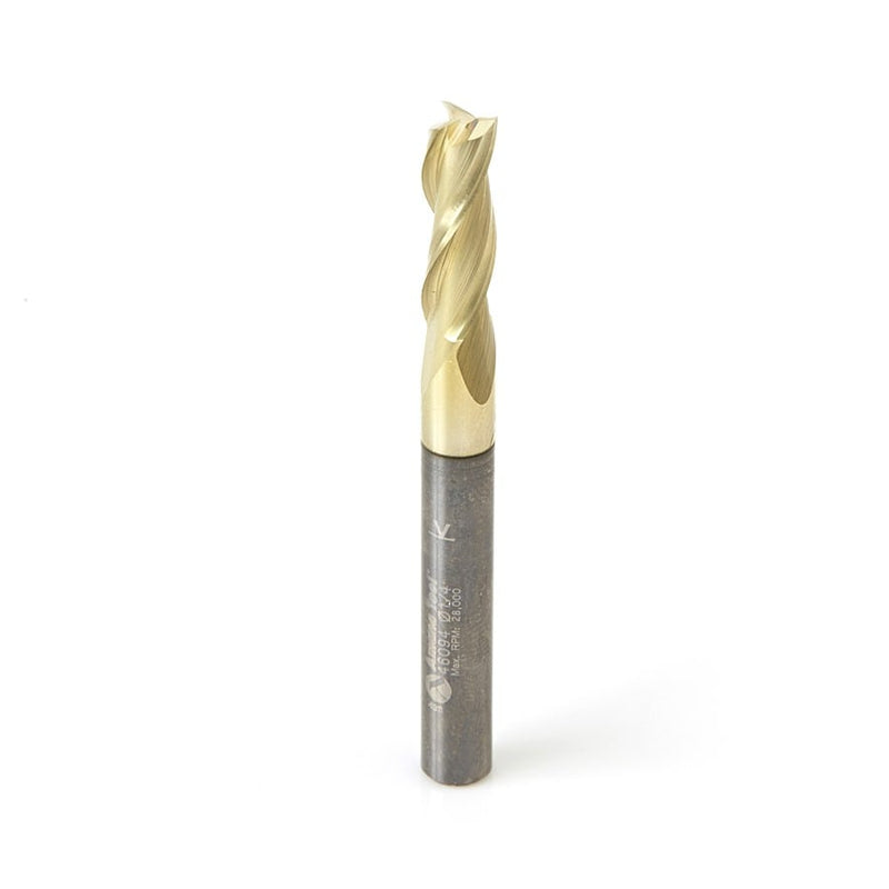 Amana Tool. Spiral Composite Up-Cut CNC Router Bit | 1⁄4 Dia x 3⁄4 x 1⁄4 Shank x 2 1⁄2" Long | 46094 