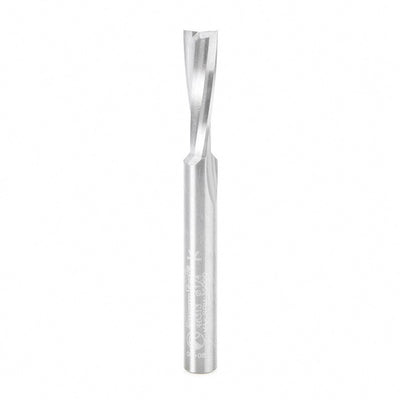 Amana Tool. Plastic Cutting Slow Spiral 'O' Flute Router Bit | 1⁄4 Dia x 3⁄4 x 1⁄4" Shank Up-Cut | 46313 