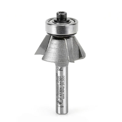 Amana Tool. Bevel Trim Router Bit | 30°x 1 3⁄32 Dia x 7⁄16 x 1⁄4"Shank with BB 3 Flute | 47304 