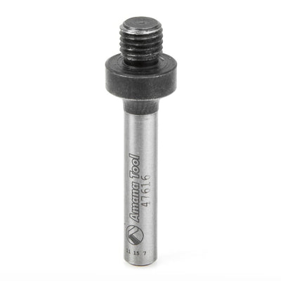 Amana Tool. Threaded Arbor for Screw Type Mortising Cutters | 5⁄16-24 NF Dia x 1⁄4 Height x 1⁄4" Shank | 47616 