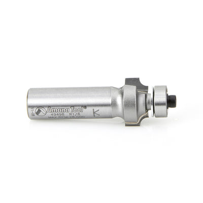 Amana Tool. Corner Rounding Router Bit | 1⁄8 Radius x 3⁄4 Dia x 3⁄8 x 1⁄2"Shank | 49498 