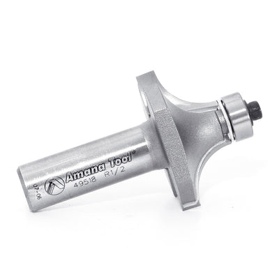 Amana Tool. Corner Rounding Router Bit | 1⁄2 Radius x 1 1⁄2 Dia x 3⁄4 x 1⁄2"Shank | 49518 