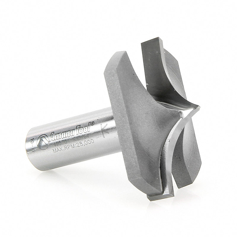 Amana Tool. Round Over Groove Router Bit | 23⁄32 Radius x 1 3⁄4 Dia x 23⁄32 x 1⁄2" Shank | 49570 