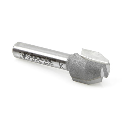 Amana Tool. Combination Bevel⁄Flush Trim Router Bit | 23°x 1⁄2 Dia x 1⁄2 x 1⁄4"Shank | 51100 