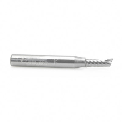 Amana Tool. Aluminum Spiral 'O' Flute Up-Cut CNC Router Bit | 3⁄16 Dia x 1⁄2 x 1⁄4" Shank | 51408 