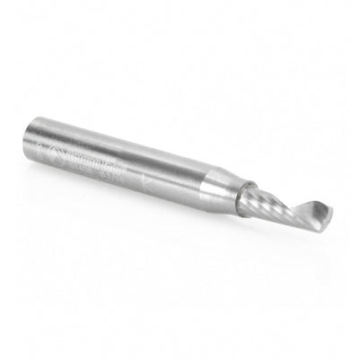 Amana Tool. Aluminum Spiral 'O' Flute Up-Cut CNC Router Bit | 3⁄16 Dia x 1⁄2 x 1⁄4" Shank | 51408 