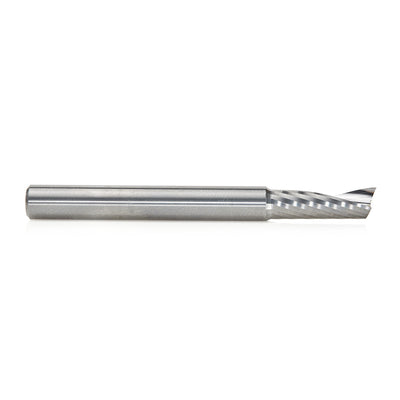 Amana Tool. Plastic Cutting Spiral 'O' Flute Router Bit | 1⁄4 Dia x 3⁄4 x 1⁄4 Shank x 2 1⁄2" Long Up-Cut | 51421 