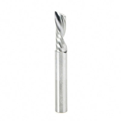 Amana Tool. Plastic Cutting Spiral 'O' Flute Router Bit | 1⁄4 Dia x 3⁄4 x 1⁄4" Shank Down-Cut | 51504 