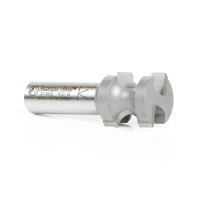 Amana Tool. Bullnose Router Bit | 3⁄16 Radius x 7⁄8 Dia x 7⁄8 x 1⁄2"Shank | 51555 