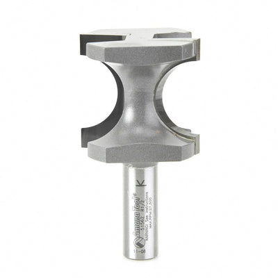 Amana Tool. Bullnose Router Bit | 1⁄2 Radius x 1 11⁄16 Dia x 1 9⁄16 x 1⁄2"Shank | 51562