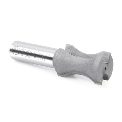 Amana Tool. Convex Edging Router Bit | 23⁄32 Radius x 13⁄16 Dia x 1 1⁄4 x 1⁄2" Shank | 51582 