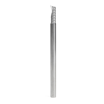 Amana Tool. Plastic Cutting Spiral 'O' Flute CNC Router Bit | 4 Dia x 12 x 4 Shank x 64mm Long Up-Cut | 51636 