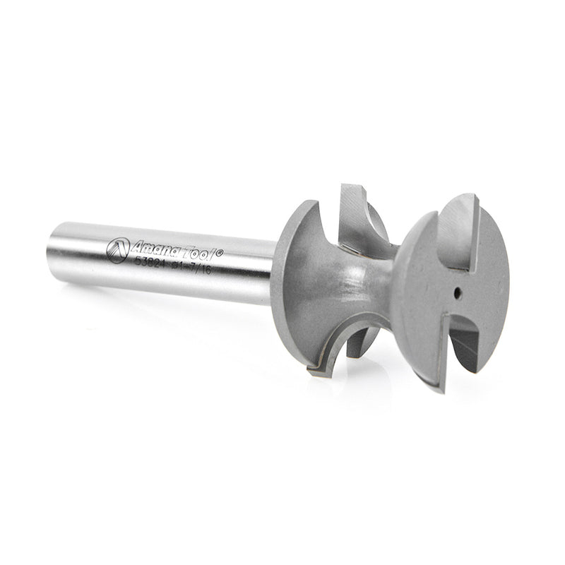 Amana Tool. Window Sill Edge Router Bit | 3⁄8 Radius x 1 7⁄16 Dia x 1 1⁄8 x 1⁄2" Shank | 53824