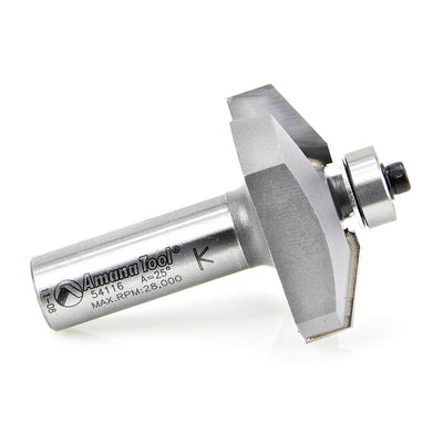 Amana Tool. Traditional Raised Panel Router Bit | 25°x 1 5⁄8 Dia x 1⁄2 x 1⁄2" Shank | 54116