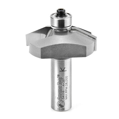 Amana Tool. Traditional Raised Panel Router Bit | 25°x 1 5⁄8 Dia x 1⁄2 x 1⁄2" Shank | 54116