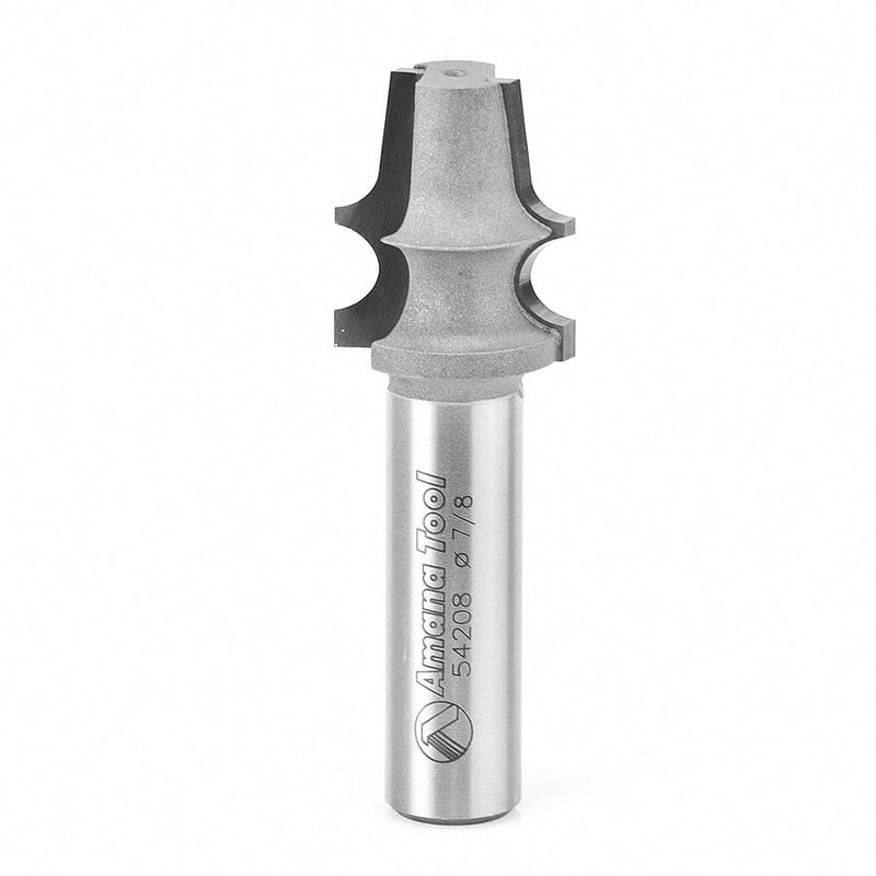 Amana Tool. Edge Beading Router Bit | 5⁄32 Radius x 7⁄8 Dia x 1 1⁄32 x 1⁄2"Shank | 54208 