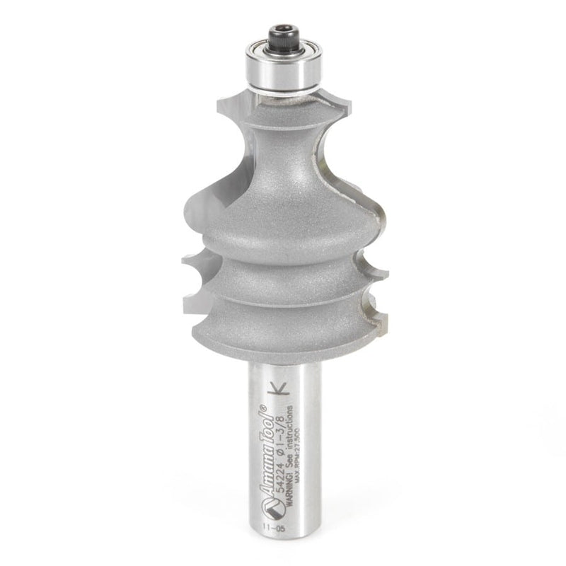 Amana Tool. Classical Architectural Molding Router Bit | 1⁄8 x 1⁄16 x 1 3⁄8 Dia x 1 5⁄8 x 1⁄2" Shank | 54224
