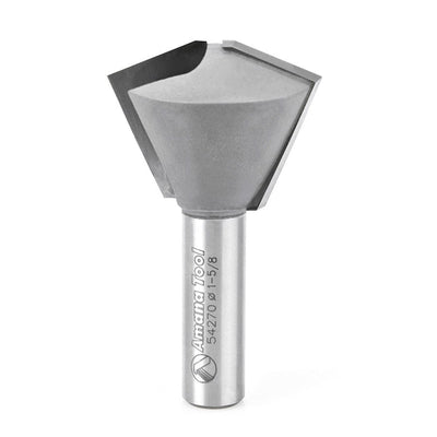 Amana Tool. Multi-Sided Glue Joint Router Bit | 67.5⁄ 22.5°x 1 5⁄8 Dia x 1 1⁄4 x 1⁄2" Shank | 54270 