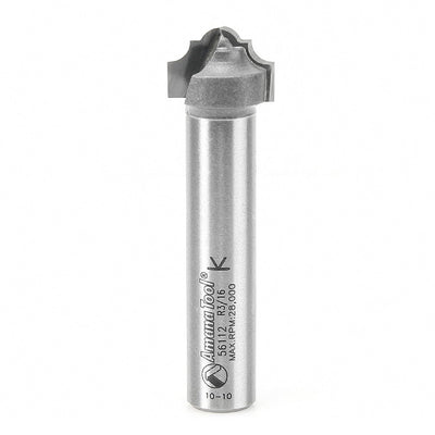 Amana Tool. Classical Groove Router Bit | 9⁄64 Radius x 3⁄4 Dia x 1⁄2 x 1⁄2" Shank | 56112 