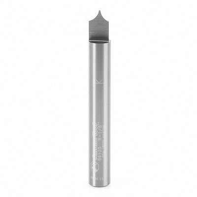 Amana Tool. Point Cutting Round Over Router Bit | 1⁄8 Radius x 1⁄4 Dia x 5⁄16 x 1⁄4 Shank Router Bit | 56125 